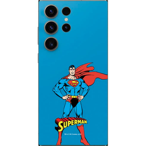 DC Comics Superman Classic Art Pose Galaxy S25 Ultra Skin